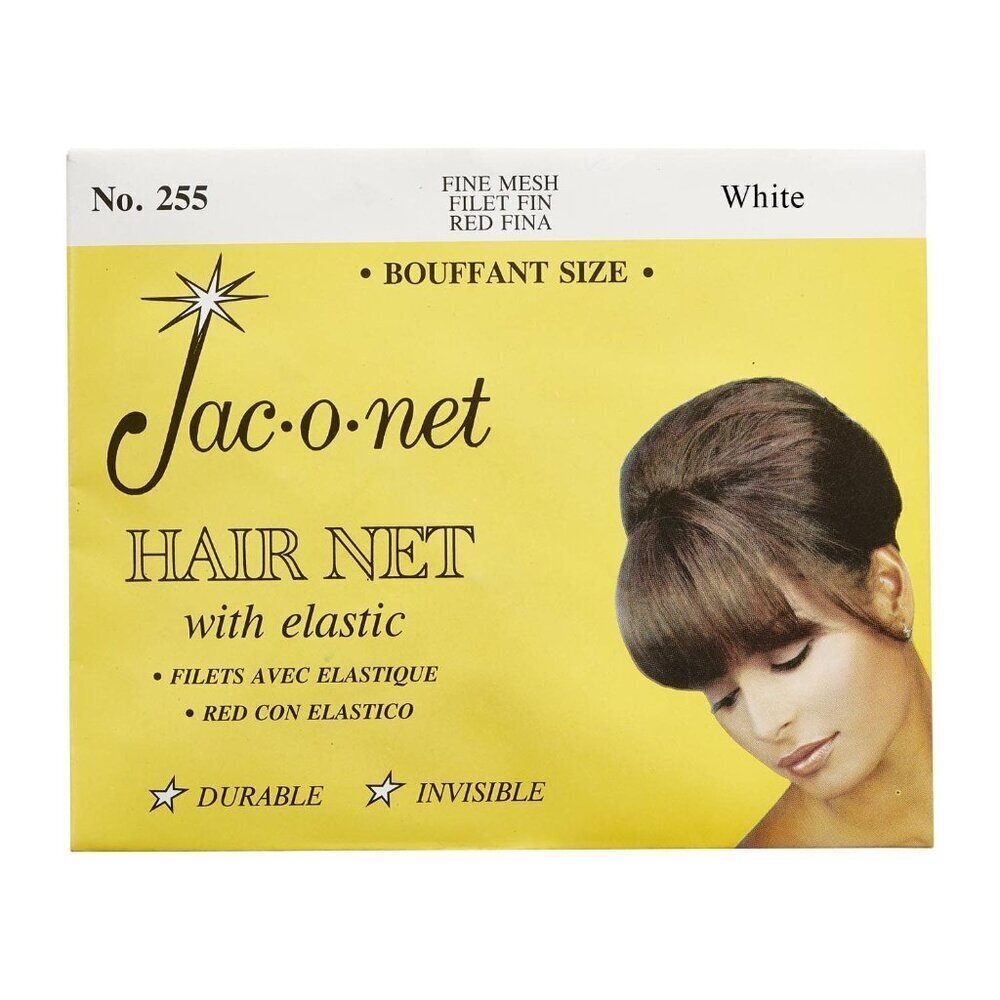 Hair Net Tiny Mesh Bouffant Large Size White 12-Pack Unisex Flexible Breathable